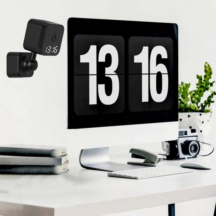 DP27 1080P Clock Plug Card WiFi Camera, Support Two-way Voice Intercom & Mobile Monitoring