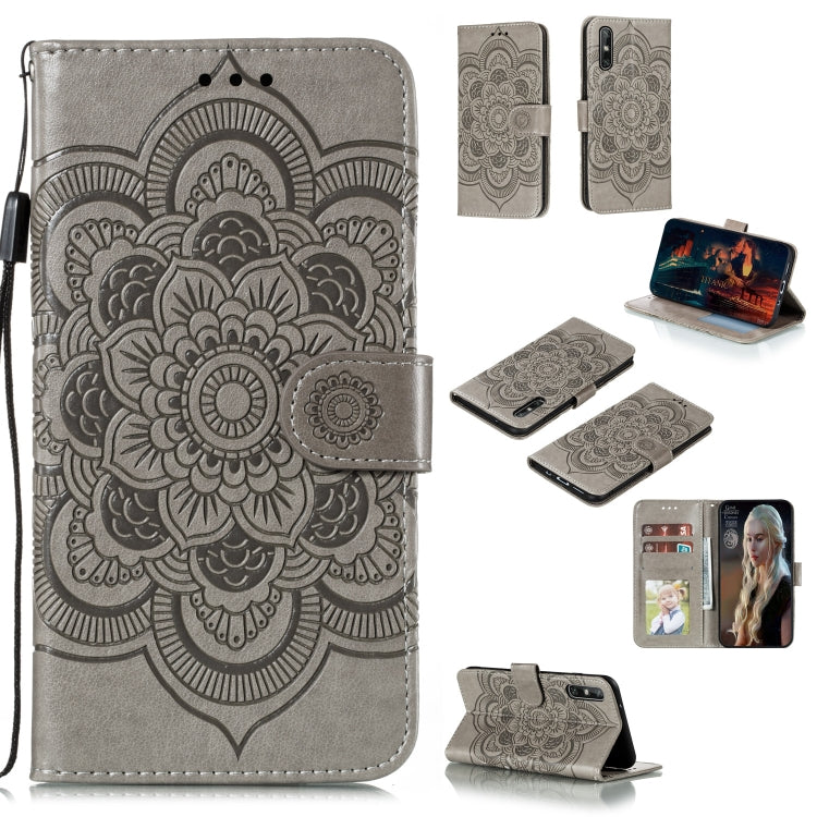 Mandala Embossing Pattern Horizontal Flip PU Leather Case with Holder & Card Slots & Walle & Lanyard, Series 3