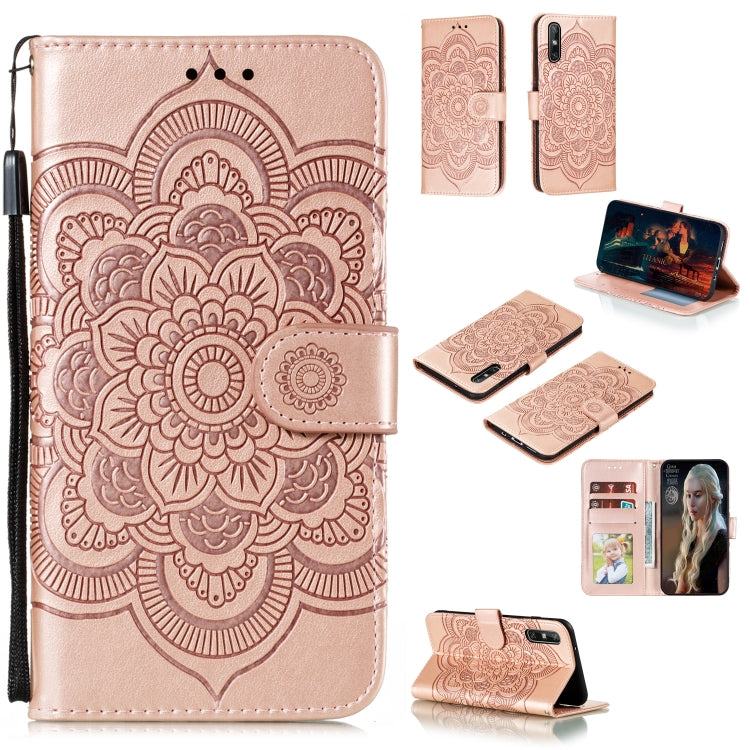 Mandala Embossing Pattern Horizontal Flip PU Leather Case with Holder & Card Slots & Walle & Lanyard, Series 3