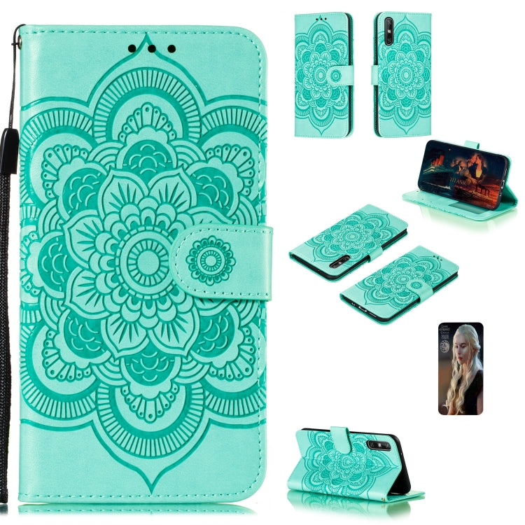 Mandala Embossing Pattern Horizontal Flip PU Leather Case with Holder & Card Slots & Walle & Lanyard, Series 3