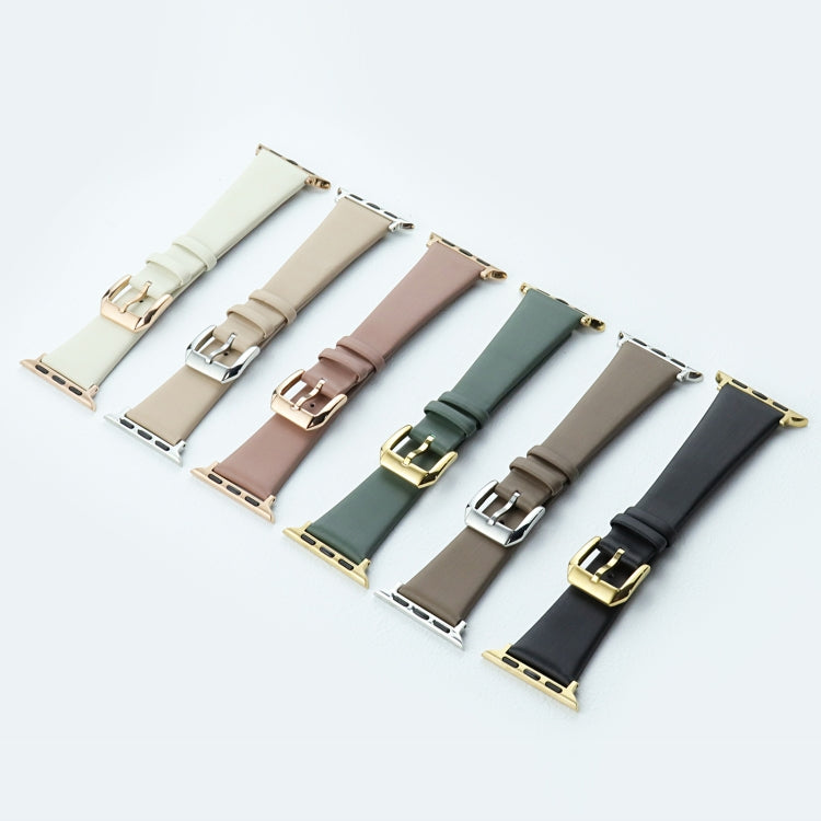 Silk Leather Watch Band