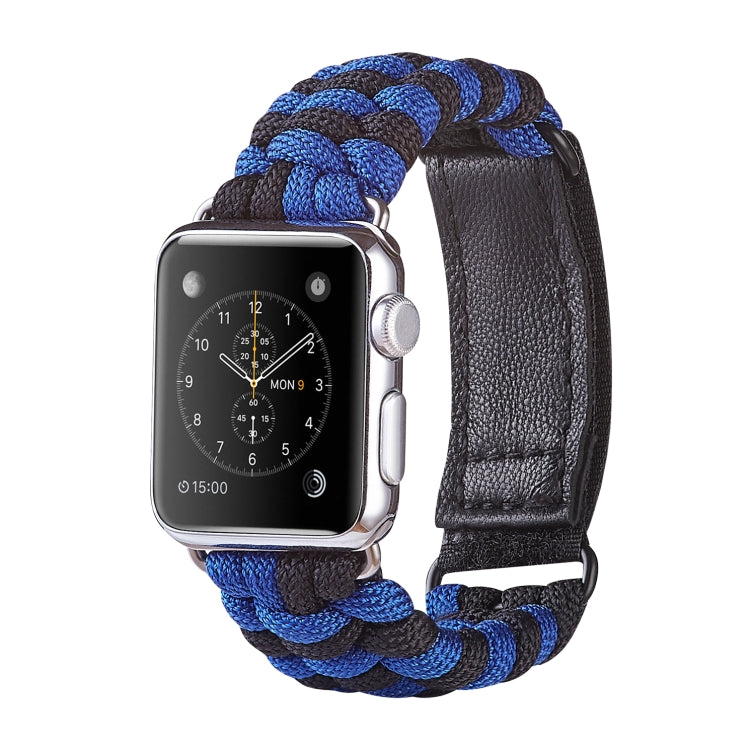 Paracord Plain Weave Hook And Loop Fastener Nylon Watch Band