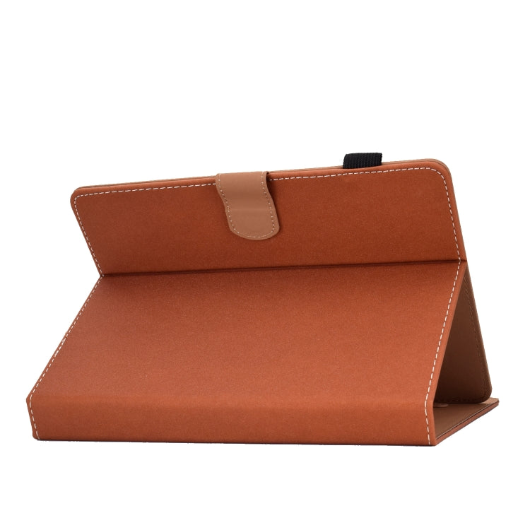 Solid Color Tablet PC Universal Magnetic Horizontal Flip Leather Case with Card Slots & Holder My Store