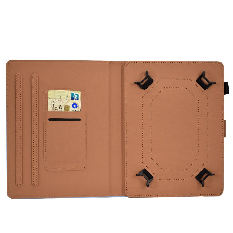 Solid Color Tablet PC Universal Magnetic Horizontal Flip Leather Case with Card Slots & Holder My Store