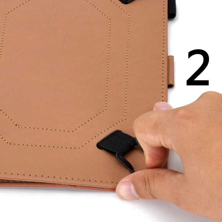 Solid Color Tablet PC Universal Magnetic Horizontal Flip Leather Case with Card Slots & Holder My Store