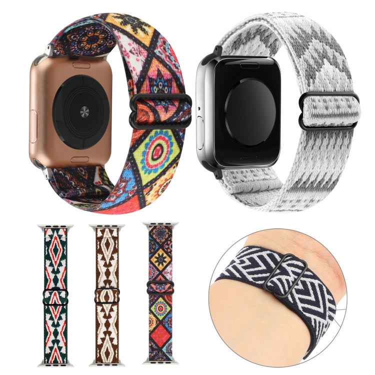 Ethnic Style Buckle Elastic Watch Band