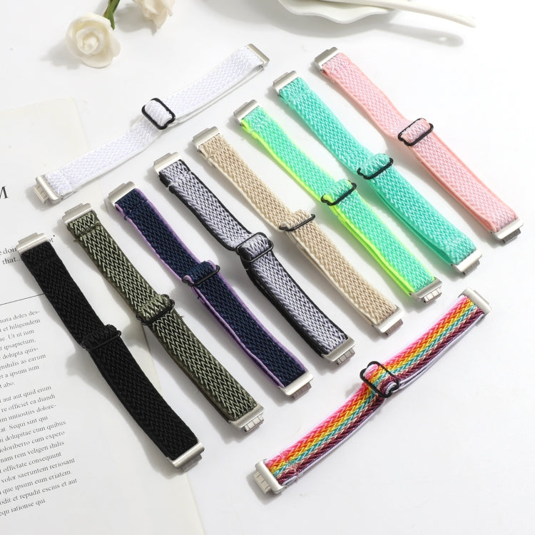 Buckle Wave Braided Nylon Watch Band