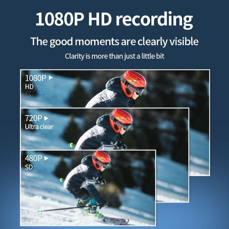 JNN V17 1080P HD Wide Angle Video Sports Recorder with Stand Reluova