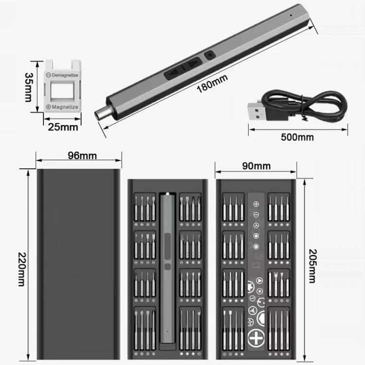 66 in 1 Multifunctional Mini Electric Screwdriver Set My Store