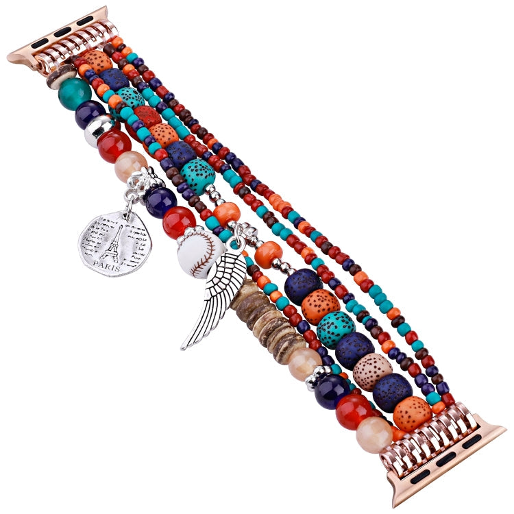 Beaded Posey Wings Bracelet Watch Band