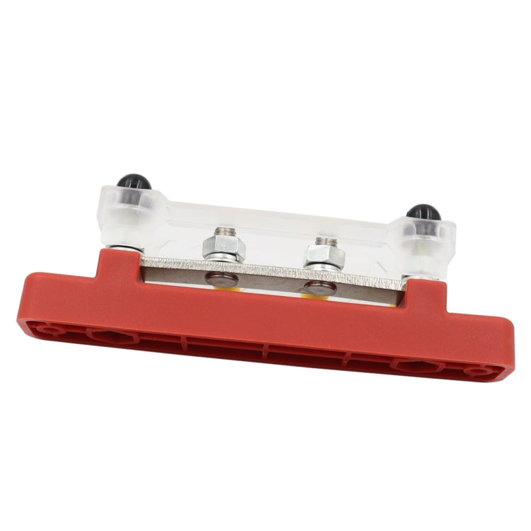 CP-3118 150A 12-48V RV Yacht Single-row 2-way Busbar with 4pcs Terminals