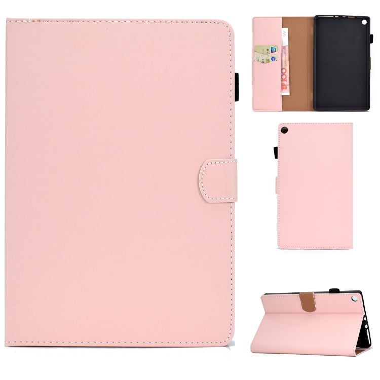 Solid Color Tablet PC Universal Magnetic Horizontal Flip Leather Case with Card Slots & Holder, Series 2