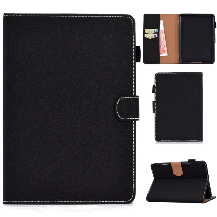 Solid Color Tablet PC Universal Magnetic Horizontal Flip Leather Case with Card Slots & Holder, Series 2