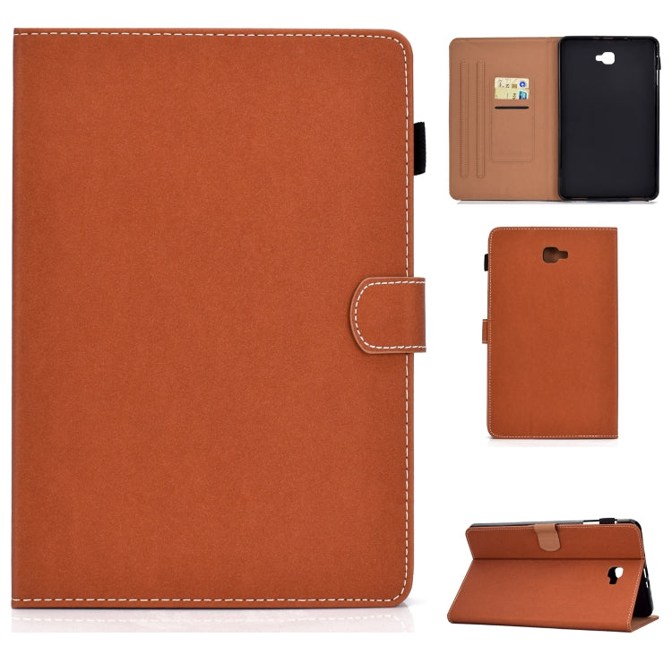 Solid Color Tablet PC Universal Magnetic Horizontal Flip Leather Case with Card Slots & Holder, Series 2