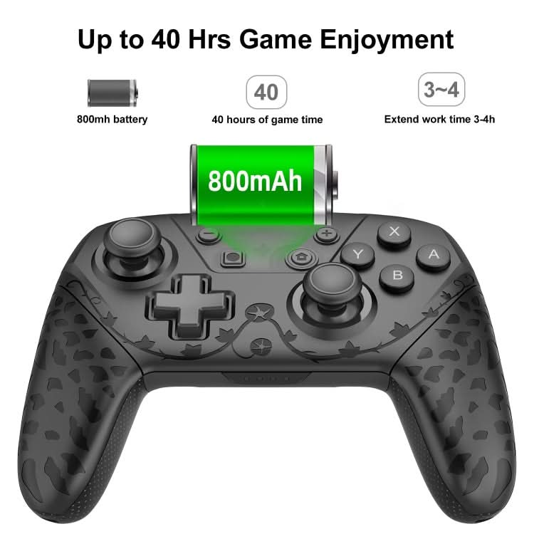 798B Bluetooth 5.0 Wireless Game Controller for Nintendo Switch Reluova