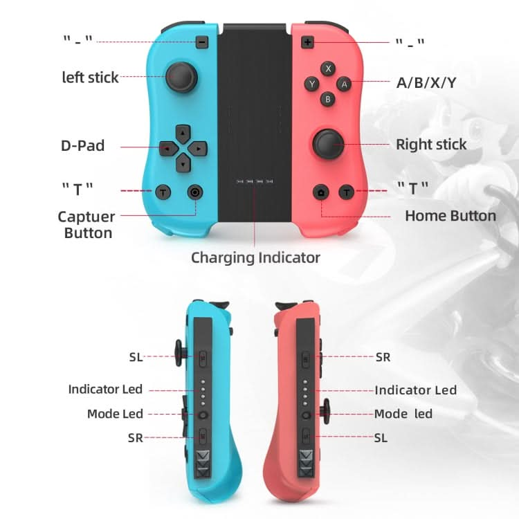 918C Bluetooth 5.0 Wireless Game Controller for Nintendo Switch Reluova