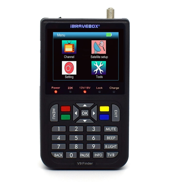 iBRAVEBOX V9 Finder Digital Satellite Signal Finder Meter Reluova