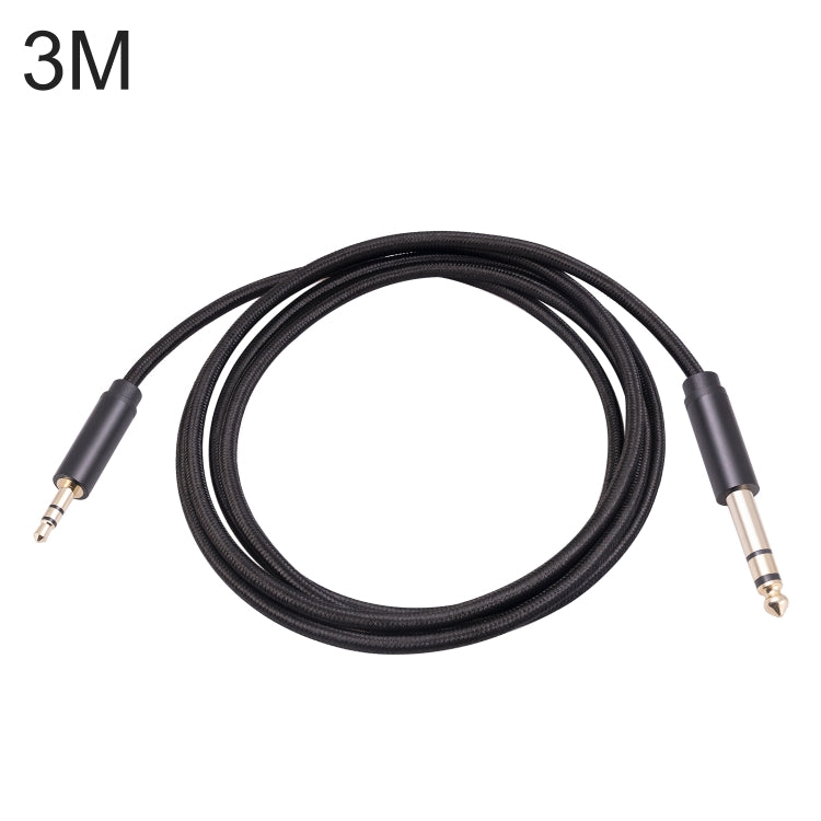 3662BK 3.5mm Male to 6.35mm Male Stereo Audio Cable-Reluova