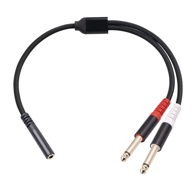 3717 3.5mm Female to 6.35mm 1/4 TS Male Stereo Audio Cable, Length: 30cm My Store