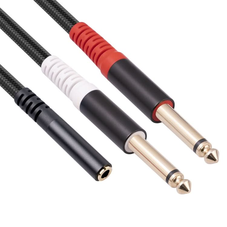 3717 3.5mm Female to 6.35mm 1/4 TS Male Stereo Audio Cable, Length: 30cm My Store