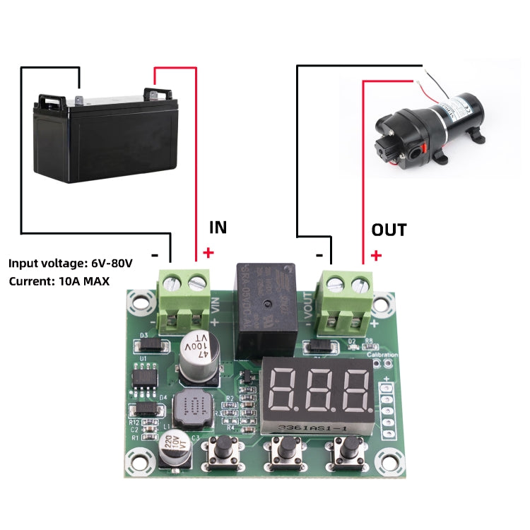 JH-M609 Battery DC Voltage Protection Module DC6-80V My Store