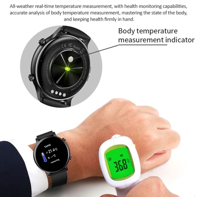 HT12 1.57 inch Silicone Band IP67 Waterproof Smart Watch, Support Bluetooth Calling / Sleep Monitoring