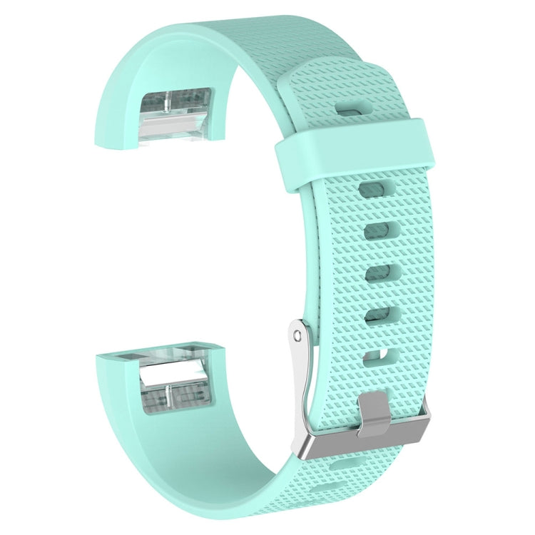 For Fitbit Charge 2 Common Texture Silicone Replacement Wrist Strap Watchband with Buckle, Series 1