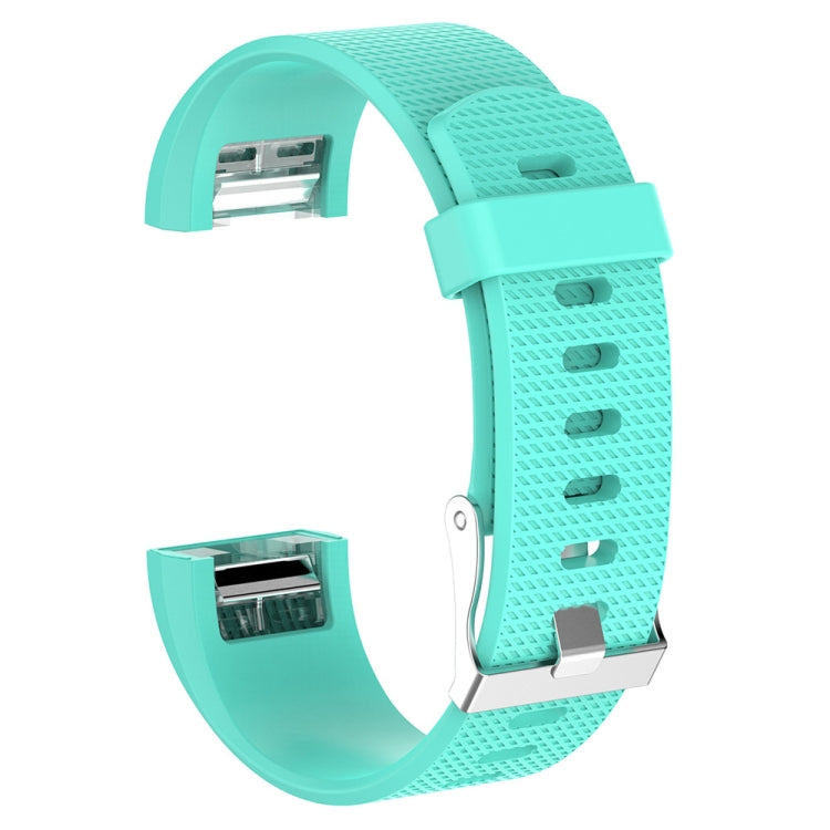 For Fitbit Charge 2 Common Texture Silicone Replacement Wrist Strap Watchband with Buckle, Series 1