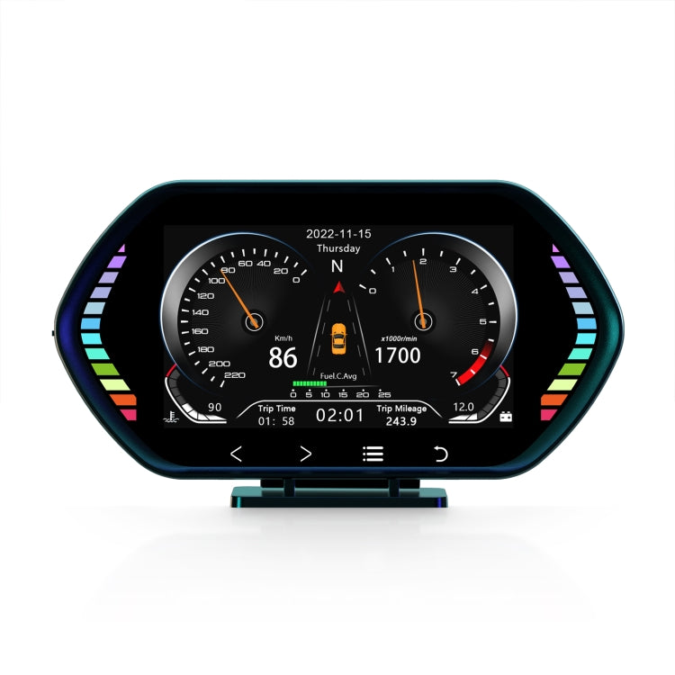 F12 4.5-inch Multi-function HD OBD LCD Instrument Car GPS Slope Meter HUD Head-up Display ÎҵÄÉ̵ê