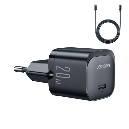 JOYROOM JR-TCF02 PD Type-C 20W Mini Charger with 1m Type-C to 8Pin Cable