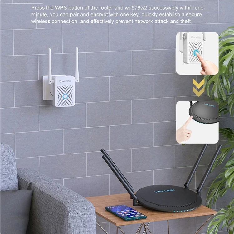 Wavlink WN578W2 300Mbps 2.4GHz WiFi Extender Repeater Home Wireless Signal Amplifier My Store