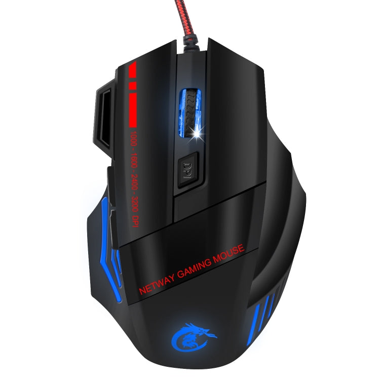 HXSJ A907 7 Keys Colorful Luminous 7D Wired Gaming Mouse My Store