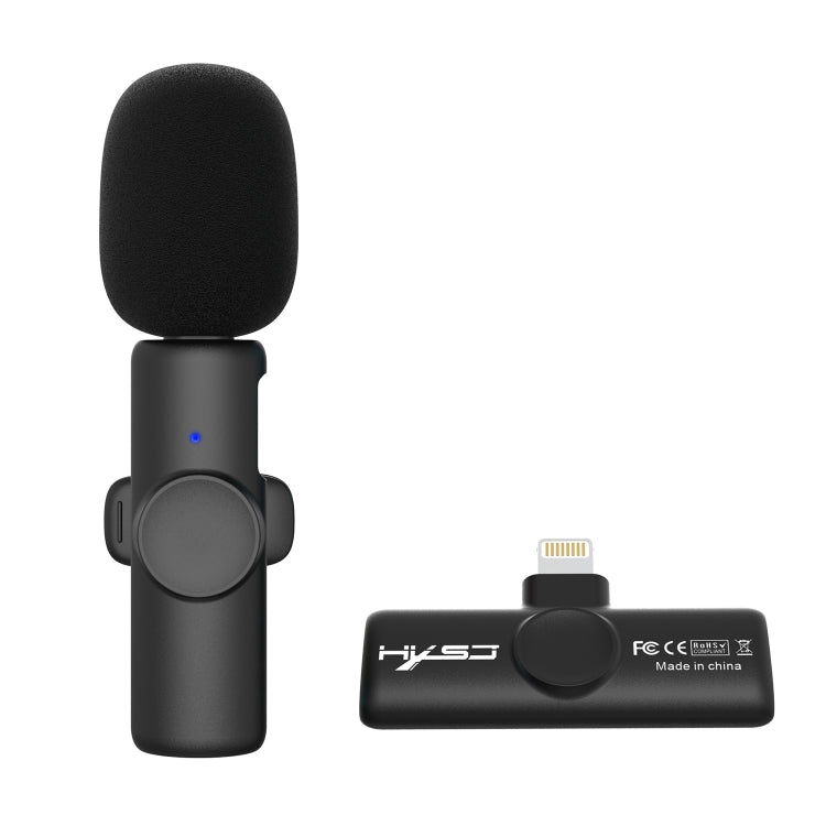 HXSJ F18 2.4G 8 Pin Noise Reduction Lavalier Wireless Microphone