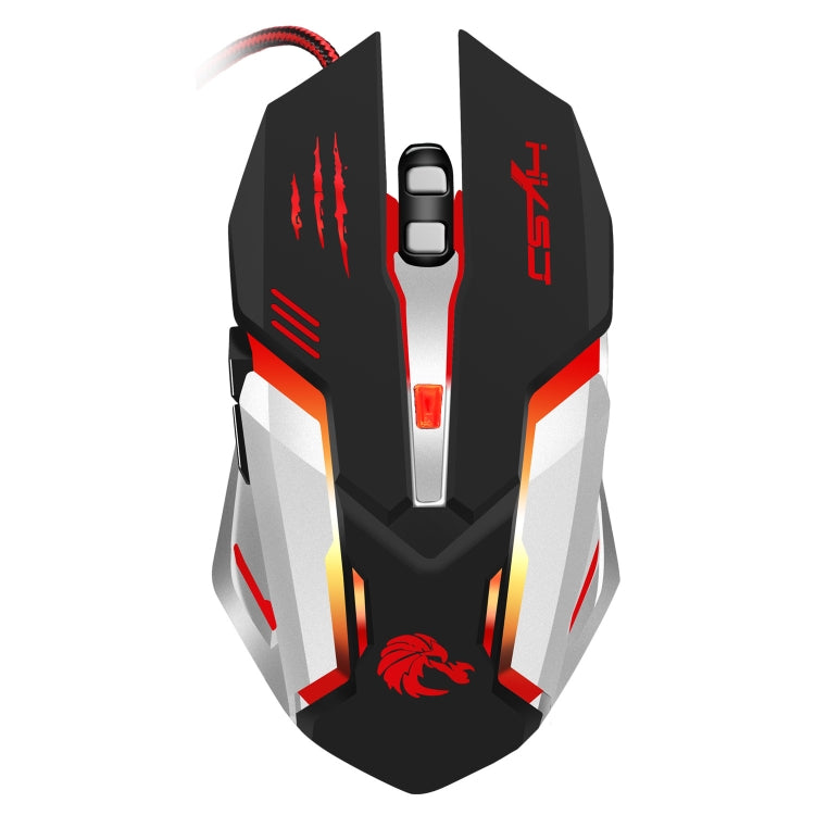 HXSJ S100 6 Keys Colorful Luminous Wired Gaming Mouse My Store