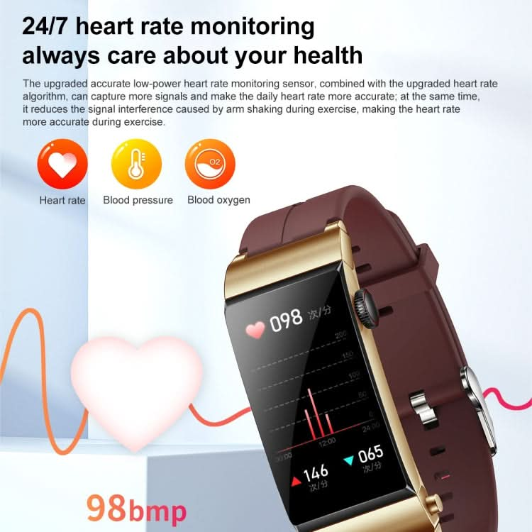 M6 1.5 inch Steel Band Earphone Detachable IP68 Waterproof Smart Watch Support Bluetooth Call