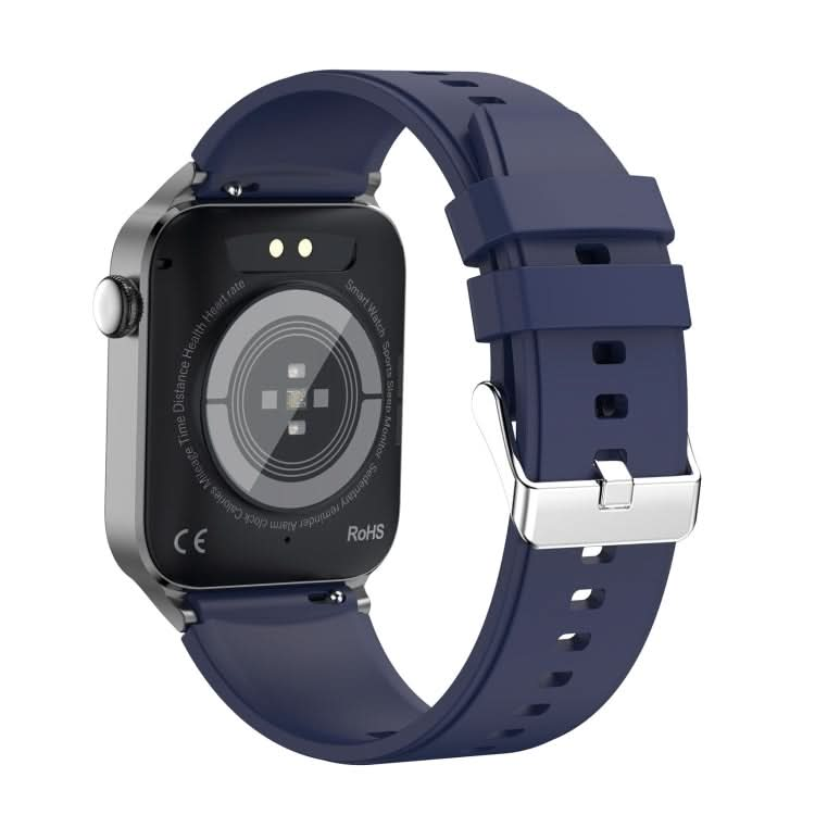 T50 1.85 inch Silicone Band IP67 Waterproof Smart Watch Supports Voice Assistant / Health Monitoring