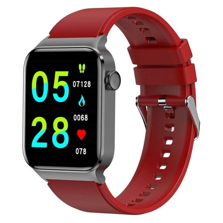 T50 1.85 inch Silicone Band IP67 Waterproof Smart Watch Supports Voice Assistant / Health Monitoring