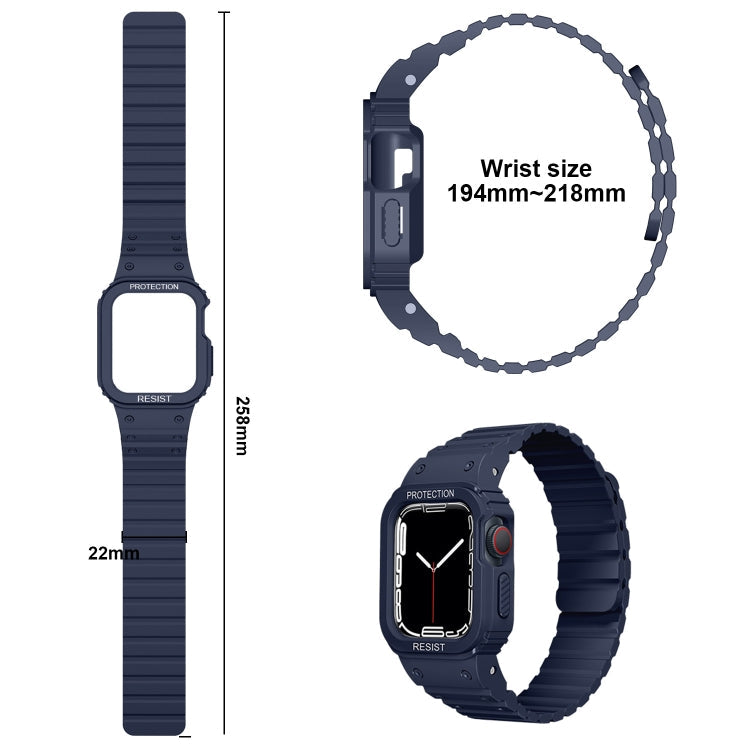 Silicone Integrated Frame Watch Band