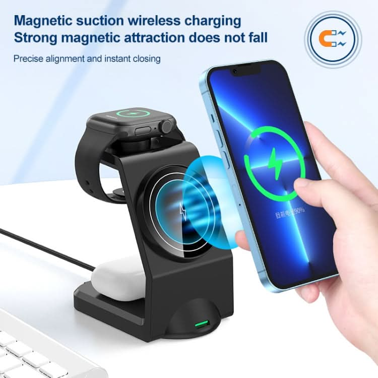 WT-158 Magnetic Multi in one wireless Charger