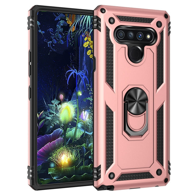 For LG Stylo 6 Shockproof TPU + PC Protective Case with 360 Degree Rotating Holder My Store