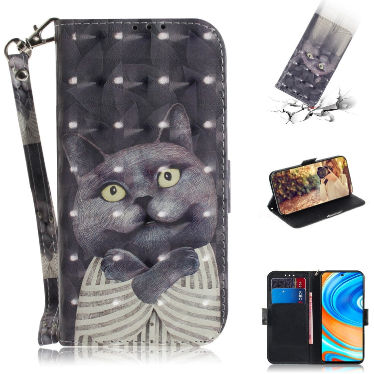 3D Colored Drawing Horizontal Flip Leather Case with Holder & Card Slot & Wallet & Lanyard, Series 2