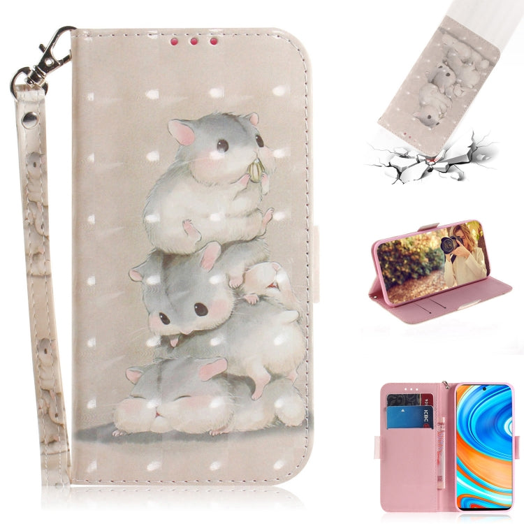 3D Colored Drawing Horizontal Flip Leather Case with Holder & Card Slot & Wallet & Lanyard, Series 2