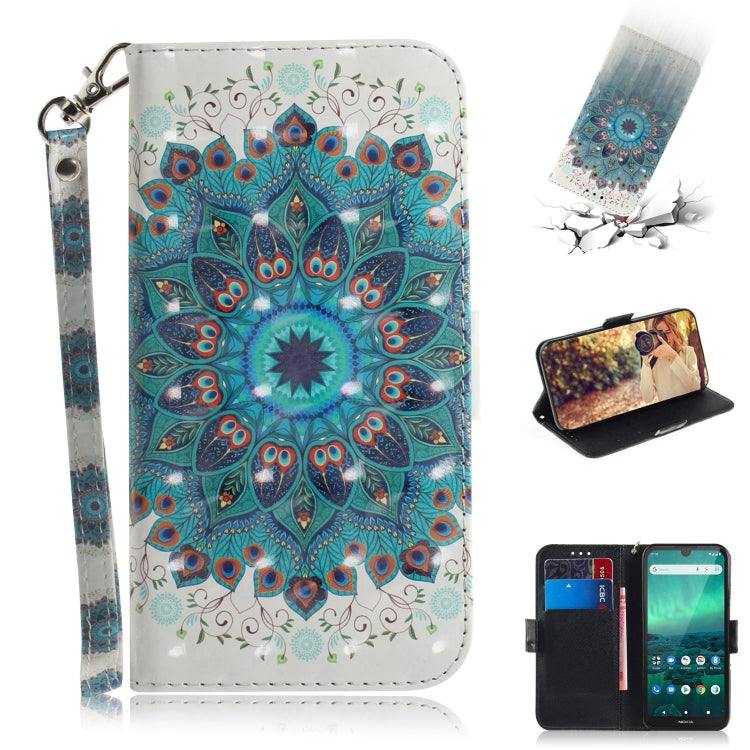 3D Colored Drawing Horizontal Flip Leather Case with Holder & Card Slot & Wallet & Lanyard, Series 1