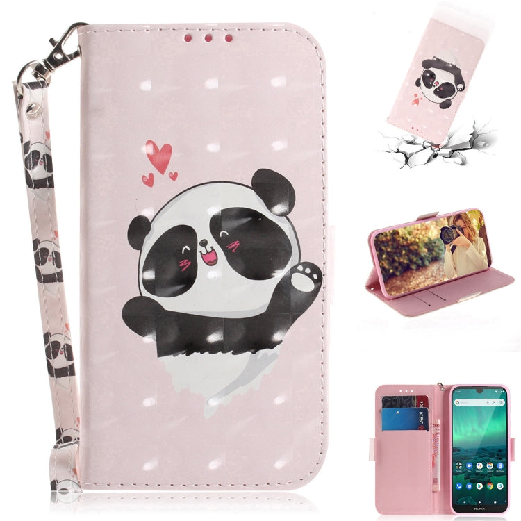 3D Colored Drawing Horizontal Flip Leather Case with Holder & Card Slot & Wallet & Lanyard, Series 1