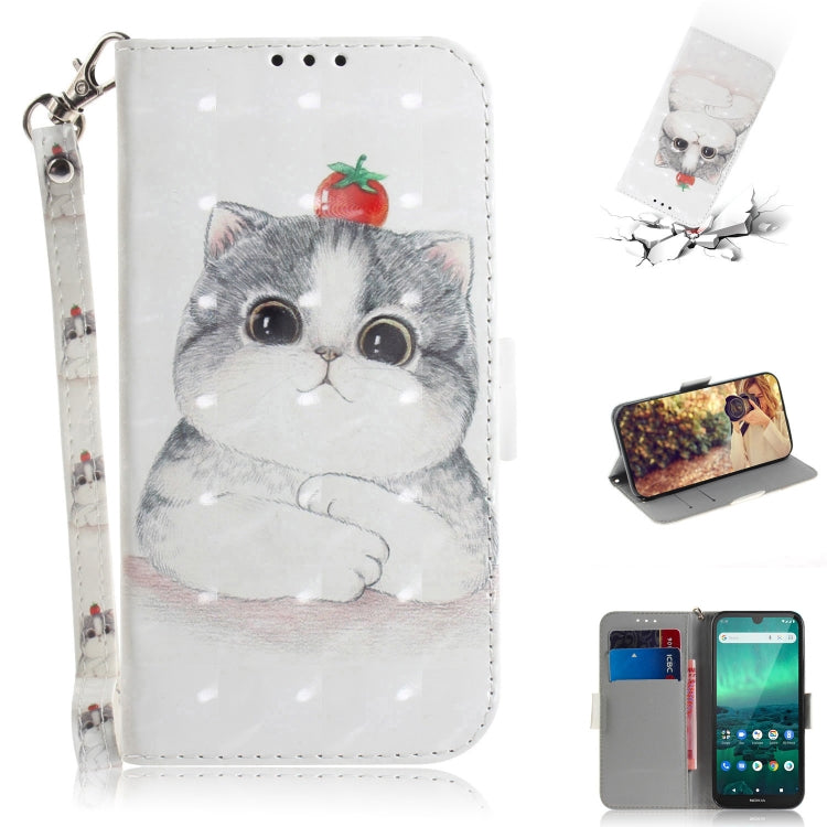 3D Colored Drawing Horizontal Flip Leather Case with Holder & Card Slot & Wallet & Lanyard, Series 1