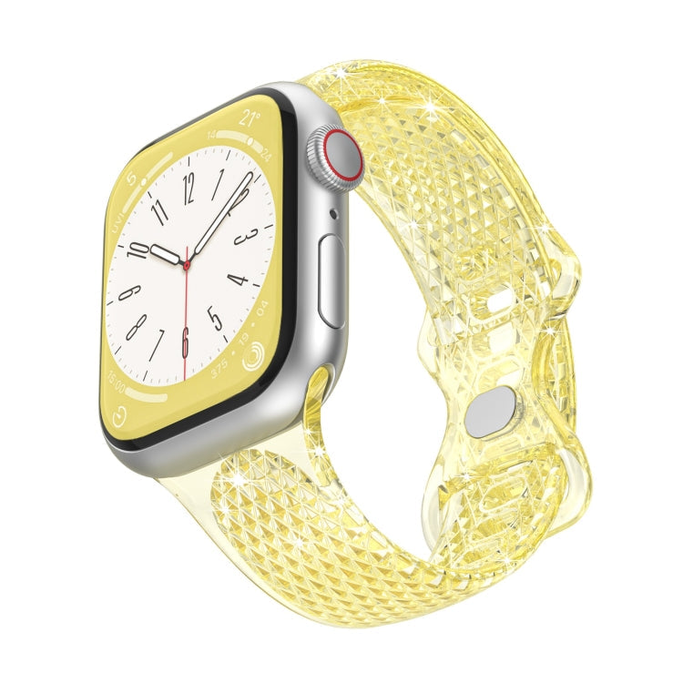 Diamond Pattern Clear TPU Watch Band