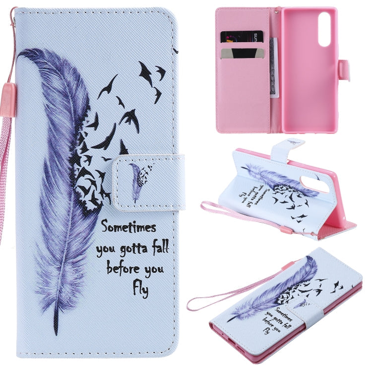 Painting Horizontal Flip Leather Case with Holder & Card Slot & Lanyard, Series 2