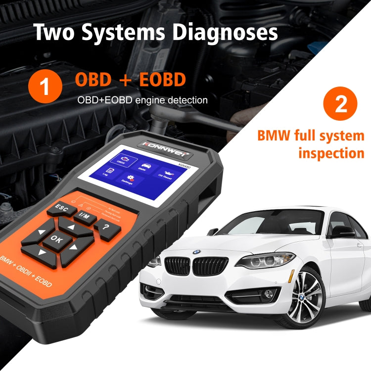 KONNWE KW480 2.8 inch Color Screen OBD2 Car Fault Detector ÎҵÄÉ̵ê