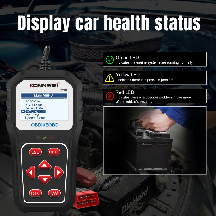 KONNWE KW818 Car OBD2 Bluetooth Fault Detector Diagnostic Tools ÎҵÄÉ̵ê