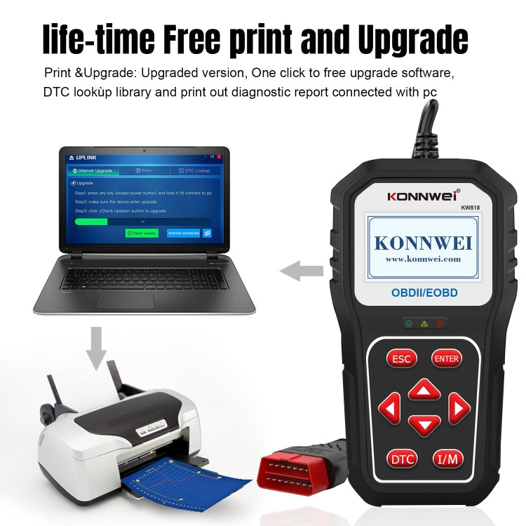 KONNWE KW818 Car OBD2 Bluetooth Fault Detector Diagnostic Tools ÎҵÄÉ̵ê